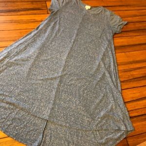 Blue micro stripe L Carly dress